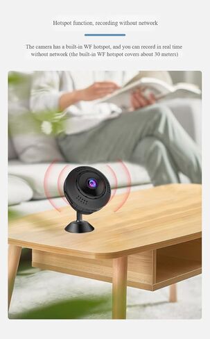 Home Surveillance Camera, high-Definition Night Vision, WiFi, Remote Mobile Viewing in Kuwait