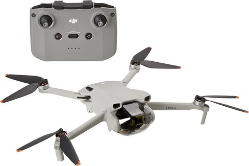 DJI Mini 3 - طائرة بدون طيار بكاميرا صغيرة خفيفة الوزن وقابلة للطي مع فيديو بدقة 4K HDR، ووقت طيران يبلغ 38 دقيقة، وتصوير عمودي حقيقي، وميزات ذكية in Kuwait