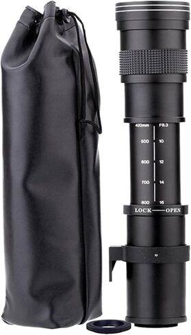 عدسة، متوافقة مع Canon EF Mount 420-800mm F8.3-16 عدسة تكبير تليفوتوغرافي يدوية (ماكرو 4/3) in Kuwait