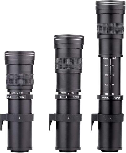 عدسة، متوافقة مع Canon EF Mount 420-800mm F8.3-16 عدسة تكبير تليفوتوغرافي يدوية (ماكرو 4/3) in Kuwait