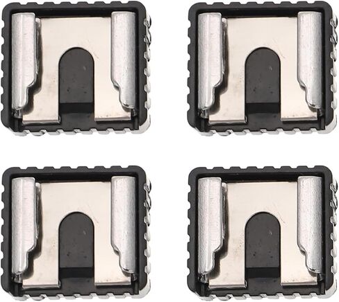 Cabilock 4pcs Hot Shoe Mount Flash Stand Adapter Bracket with 1/4 Inch Screw Hole for DSLR Cameras and LED Lights Suitable for Photography Accessories in Kuwait