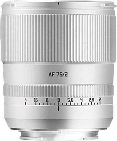 عدسة، متوافقة مع Sony E-Mount A6400 A7RIII ZVE-10 FX30 75 مم F2 إطار كامل عدسة التركيز التلقائي Z Z5 Z6 ZFC L(AF 75 مم F2 فضي، E-Mount(FE)) in Kuwait