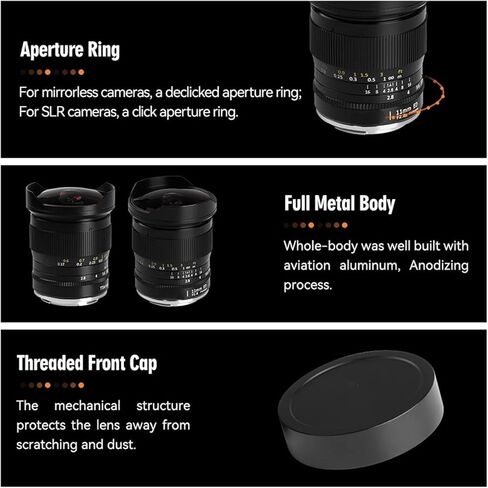 عدسة، متوافقة مع عدسة عين السمكة Sony E 11mm F2.8 كاملة الإطار Z F EF R EOS R L Camera 760D A6300(Z Mount) in Kuwait