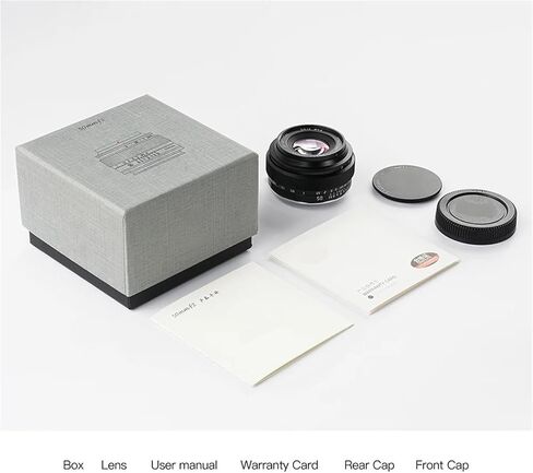 عدسة، متوافقة مع عدسة Sony E-Mount 50 مم F2 ذات الإطار الكامل للتركيز اليدوي A7RIII RP Z5 FP EPL9(XF) in Kuwait