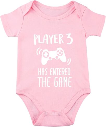 Player 3 Has Entered The Game Bodysuit for Baby Pregnancy Announcement Baby Announcement Bodysuit in Saudi Arabia