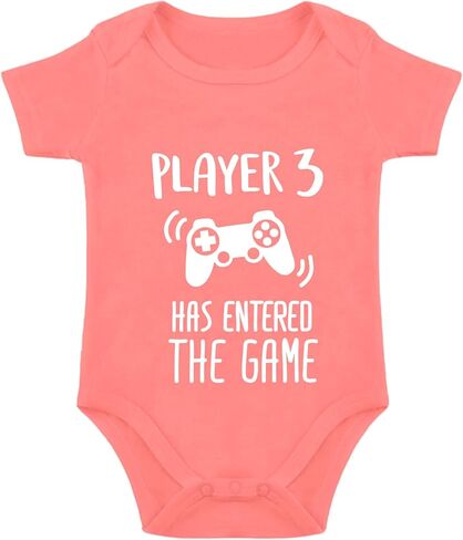 Player 3 Has Entered The Game Bodysuit for Baby Pregnancy Announcement Baby Announcement Bodysuit in Saudi Arabia