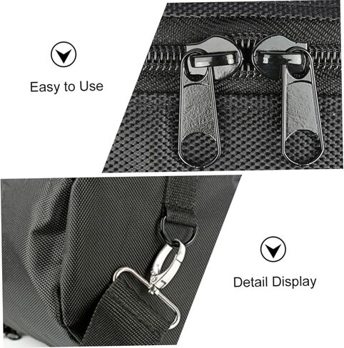 STOBAZA Portable Tripod Bag with Shoulder Strap, Thick Oxford Cloth Photography Storage Pouch, 120cm Length X 18cm Diameter, Outdoor Camera Equipment Carry Case, Black in Kuwait