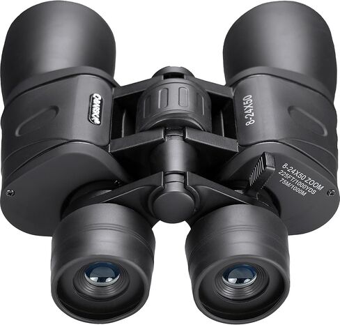 winbest X BARSKA BINO Gladiator 8-24X50 Zoom Binoculars (Ruby Lens) Black in Kuwait