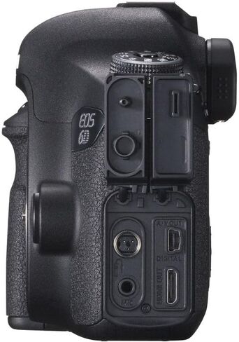 حزمة كاميرا Canon EOS 6D DSLR | مستشعر كامل الإطار بدقة 20.2 ميجابكسل، DIGIC 5+، شبكة Wi-Fi مدمجة ونظام تحديد المواقع العالمي (GPS) مع نظام التركيز البؤري التلقائي من 11 نقطة | رائع لصور السفر والمناظر الطبيعية (8035B002) + بطاقة سعة 64 جيجابايت + حقيبة ك in Kuwait