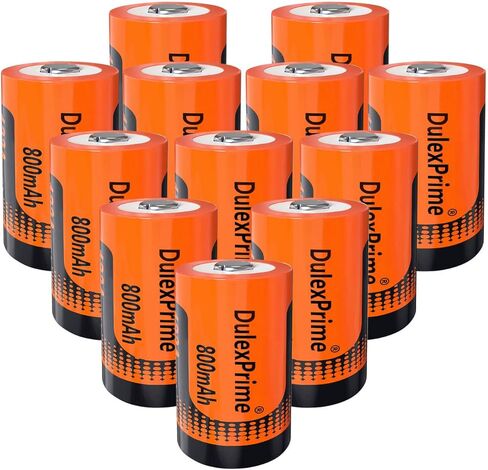 12-Pack 800mAH NiMH بطاريات قابلة للشحن لـ Arlo VMS3130 VMC3030 3200 3330 3430 3530 كاميرات أمنية، نظام إنذار، مصباح يدوي in Kuwait