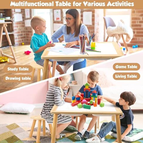 WINGYZ Sensory Table and Chair Set, 3 in 1 Kids Table for Play Study Art Dining Toys Storage, Sensory Activity Tables for Toddler with Storage Bins, Children's Gifts for Boys and Girls in Kuwait