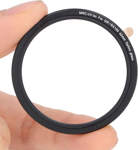 Camera Filter, 42mm Camera Lens Filter with High Light Transmittance Low Reflectivity, Thin Lightweight Protective Filter for GR3 GR3X GR2 for RX100 in Kuwait