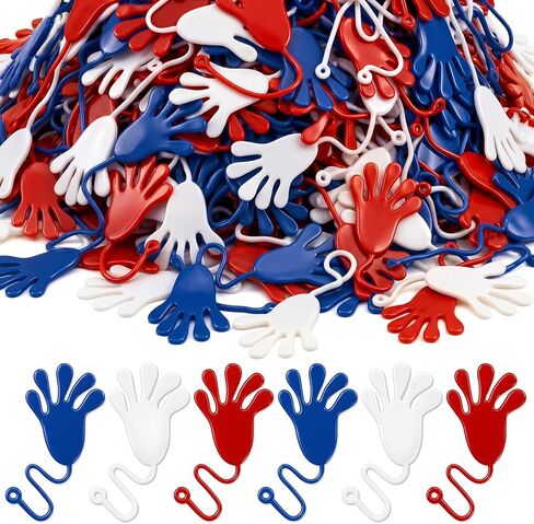 Realspring 300 Pcs Mardi Gras Throws Sticky Hands Carnival Party Favors for Kids Mardi Gras Party Supplies Mini Stretchy Slap Sticky Hands Goodie Bag Stuffers Carnival Treat Stuff(Purple Gold Green) in Saudi Arabia