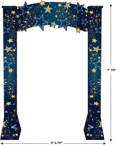 ديكور الممر ثلاثي الأبعاد Starry Night - 7.75 بوصة in Kuwait