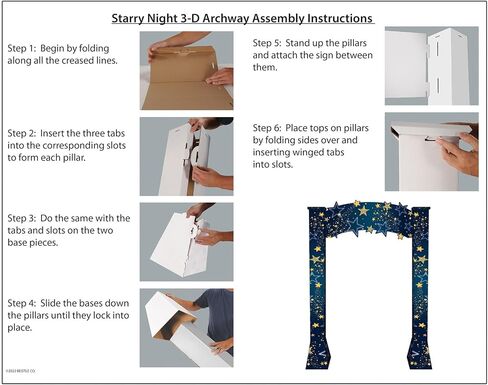 ديكور الممر ثلاثي الأبعاد Starry Night - 7.75 بوصة in Kuwait