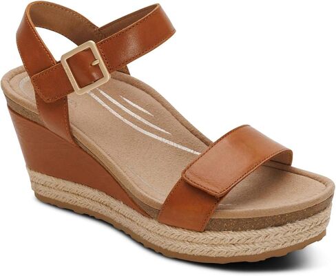 Aetrex womens Sydney Wedge Sandal in Kuwait