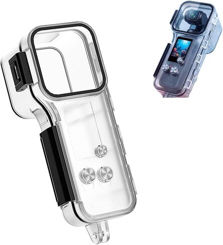 حافظة مقاومة للماء متوافقة مع DJI Osmo Pocket 4، غطاء واقٍ للغوص تحت الماء بطول 50 مترًا مع حشوات مضادة للضباب للتصوير الفوتوغرافي تحت الماء والغطس وركوب الأمواج in Kuwait