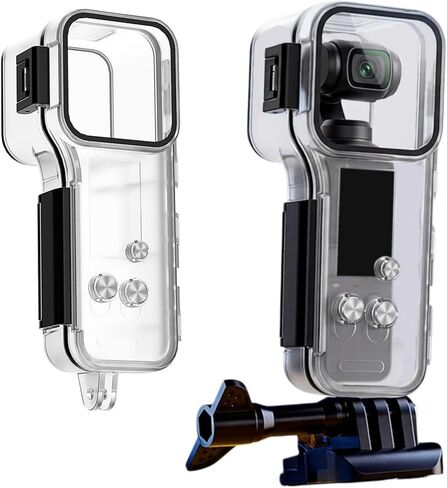حافظة مقاومة للماء لـ DJI Osmo Pocket 4,50M/164FT حافظة للغوص تحت الماء غلاف مبيت لـ DJI Osmo Pocket 4 ملحقات كاميرا الحركة in Kuwait