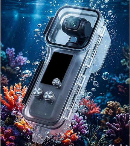 حافظة مقاومة للماء لـ DJI Osmo Pocket 4,50M/164FT حافظة للغوص تحت الماء غلاف مبيت لـ DJI Osmo Pocket 4 ملحقات كاميرا الحركة in Kuwait