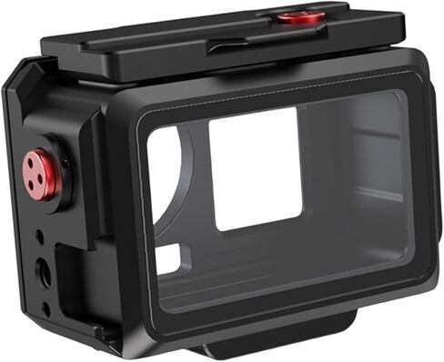 Camera Dive Case 80 M Waterproof Compatible with Action5 Pro/4/3 - Aluminum Alloy Replacement Housing for Diving & Surfing in Kuwait