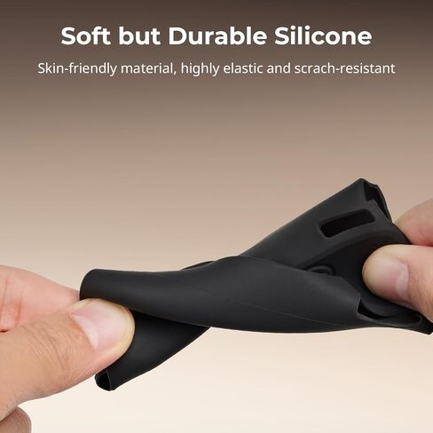 حافظة واقية من السيليكون من SMALLRIG لـ DJI Osmo Pocket 4، حماية معيارية متعددة الاتجاهات، مادة سيليكون ناعمة، مع واقي شاشة من الزجاج المقوى وحزام معصم - 6007 in Kuwait