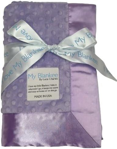 My Blankee Minky Dot Baby Blanket (Lavender) in Kuwait