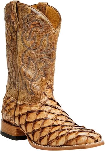 Cody James Men's Pirarucu Exotic Boot Broad Square Toe - Bbme404 in Saudi Arabia