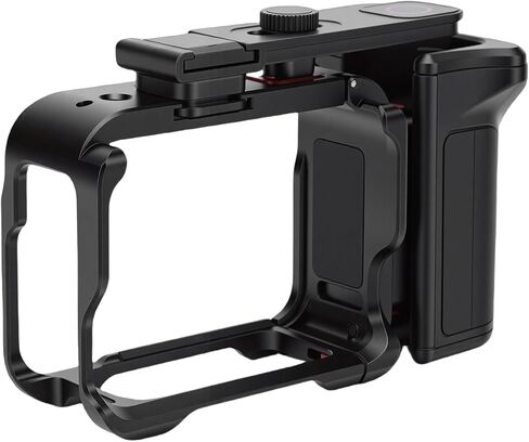 Drfeify Action Camera Cage Handle, Aluminum Alloy Grip Kit with Adjustable Shutter Button for Ace Pro 2 Action Camera in Kuwait