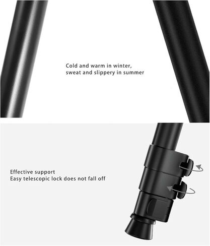 EBTOOLS Camera Monopod, Telescopic Aluminum Alloy Portable Monopod for DSLR Camera Photography Phone with Compact Size Easy Extension Locking System in Kuwait
