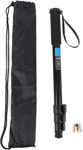 EBTOOLS Camera Monopod, Telescopic Aluminum Alloy Portable Monopod for DSLR Camera Photography Phone with Compact Size Easy Extension Locking System in Kuwait