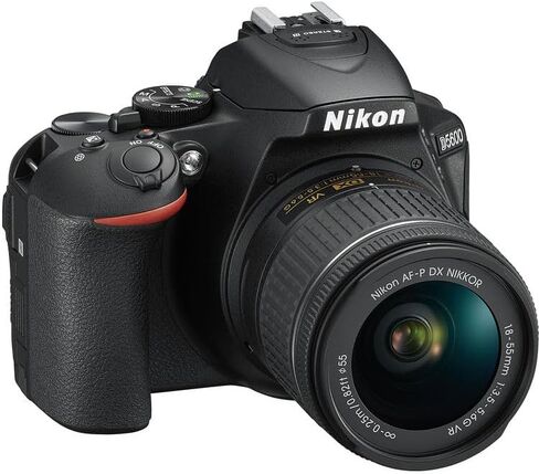 كاميرا Nikon D5600 الرقمية 24 ميجابكسل DSLR مع مجموعة عدسات مقاس 18-55 مم مع بطارية بديلة EN-EL25 + طقم تنظيف + حامل ثلاثي القوائم مرن لمدونات الفيديو + بطاقة ذاكرة سعة 64 جيجابايت + حقيبة ظهر + المزيد in Kuwait