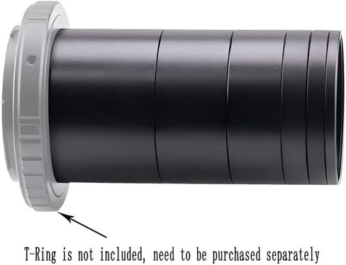مجموعة أنبوب تمديد T2 M42x0.75mm - 7 قطع 3/5/7/10/15/20/30 مم حلقات فاصل ذكر وأنثى لتعديل تركيز التلسكوب، والتصوير الفلكي والتصوير الكلي in Kuwait