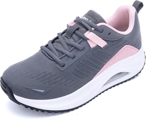 Wide Walking Shoes for Women Arch Support Orthotic Sneakers Plantar Fasciitis Tennis Shoes for Foot Pain Relief, US Size 6-11 in Kuwait