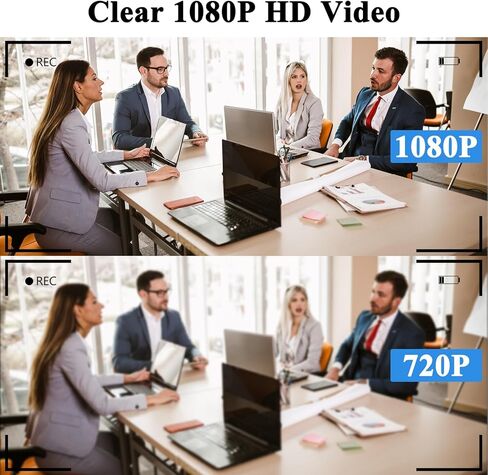 قلم كاميرا مخفي صغير سعة 128 جيجابايت، كاميرا مربية بدقة 1080 بيكسل FHD مع عمر بطارية طويل 300 دقيقة، تشغيل بزر واحد، كاميرا أمان صغيرة للجسم المعدني للمكتب المنزلي (128 جيجابايت) in Kuwait