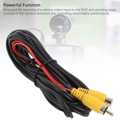 Backup Camera Video Cable,6M Video Extension Cable with Detection Wire,View Extension Cable for Connection to Car Reverse Rear in Kuwait