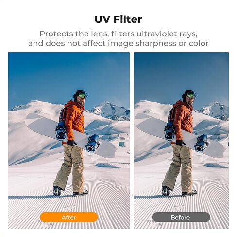 K&F CONCEPT Snap On Filter Kit Compatible with DJI Osmo Action 6, 3 Pack CPL UV ND4-32 Polarizer Light Reduction Protection Filters HD Optical Glass/Multi-Coated, Vlogging Action Camera Accessories in Kuwait