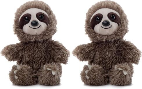 The Petting Zoo Sloth Stuffed Animal Plushie, Gifts for Kids, Wild Onez Babiez Zoo Animals, Sloth Plush Toy 6 inches in Kuwait