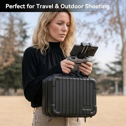 حقيبة حمل لطائرة DJI Mini 4K / Mini 2 SE بدون طيار، حقيبة سفر ذات هيكل صلب ABS، حقيبة تخزين واقية متوافقة مع وحدة التحكم عن بعد RC-N1C (لا تطير أكثر كومبو) in Kuwait