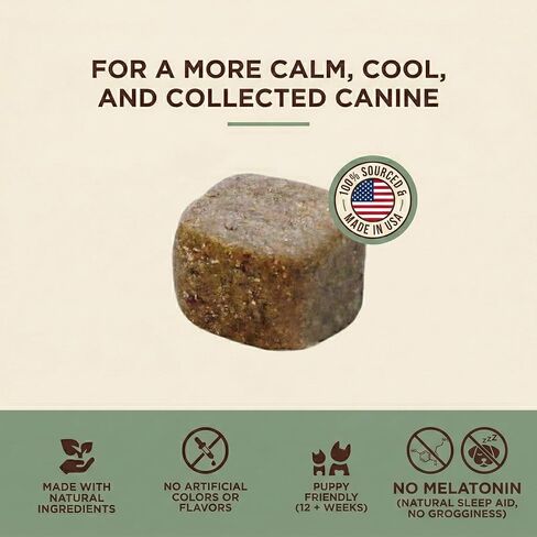 Calming Chews for Dogs Anxiety Relief – Hemp Oil Treats with Valerian Root & Chamomile – Natural Stress Support for Separation – 120 Soft Chews (Bacon Flavor) in Saudi Arabia
