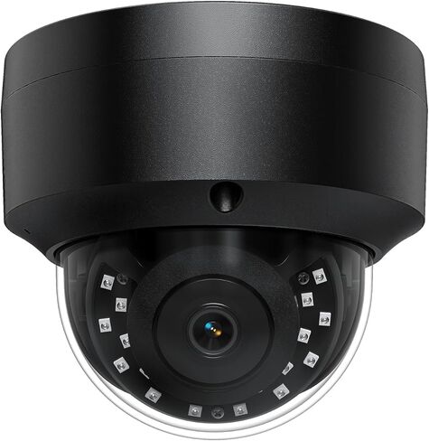 UNILOOK 4MP PoE IP Dome Camera, Wired IP Security Camera Outdoor Indoor, 100ft Night Vision, Microphone, IK10, IP66 Waterproof, 2.8mm Wide Angle Lens, Not PTZ, NDAA Complaint (White) in Kuwait