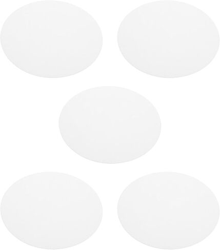 5Pcs Anti-Glare Lampshade Diffuser - 3.4" Round Acrylic Light Diffuser Sheet/Plate/Panel - Softens Harsh Lighting for LED Downlight Ceiling DIY Lampshade Accessories in Kuwait