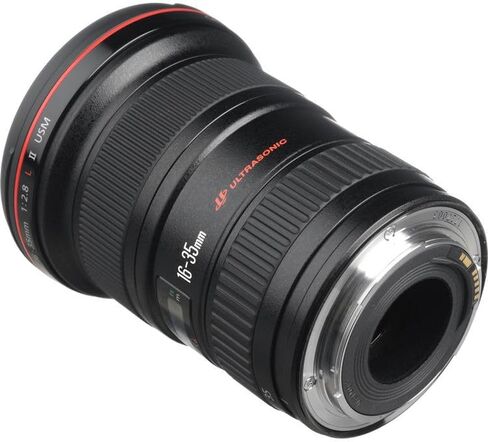 Canon EF 16-35mm f/2.8L II USM Lens | Professional L-Series Ultra-Wide Zoom with Constant f/2.8 Aperture, Advanced Optics & Ring-Type USM AF | for Landscape & Events (1910B002) + Filter Kit + More in Kuwait