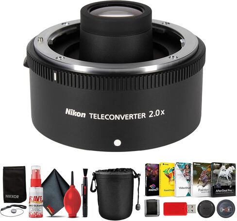 محول تقريب Nikon Z TC-2x، تكبير Z-Mount 2.0X، تركيز بؤري تلقائي، دعم الواقع الافتراضي والقياس، حزمة الموسع البصري المقاوم للطقس in Kuwait