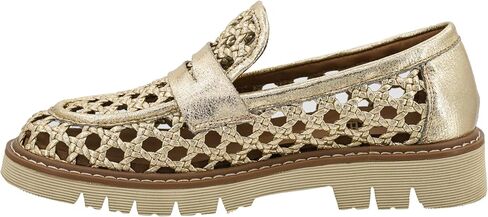 حذاء Corkys Footwear Hey Girl النسائي So Put Together Loafer - يتميز بكعب 1.5 بوصة، وجزء علوي منسوج وجيد التهوية، ونعل داخلي مبطن من مادة EVA المميزة من Corkys in Kuwait