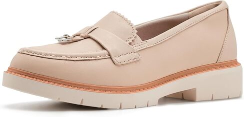 Clarks Collection Women's Westlynn Bella Loafer, Cream Leather, 8 M US in Kuwait