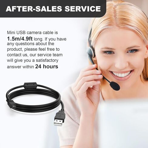 UC-E6 USB Cable Compatible with Nikon D3200 D3300 D3400 D5000 D5200 D5300 D5500 D7100 D7200 D750, Coolpix B500 L330 L340 L620 L820 P500 P510 S01 S3000 S3100 S6000 S6300 S8100 AW100 Camera, 4.9ft in Kuwait