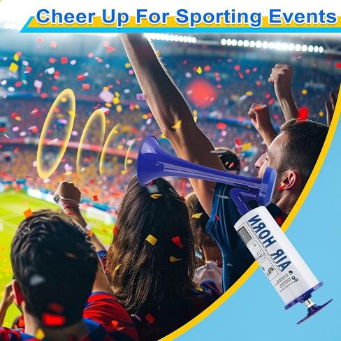 Air Horn, Handheld Loud Air Horns 120DB Noise Makers for Sporting Events, Aluminum Super Loud Football Noise Maker Marine Signal Safety Alarm Horn for Boating, Hiking, Sports Events, Birthday Parties in Saudi Arabia
