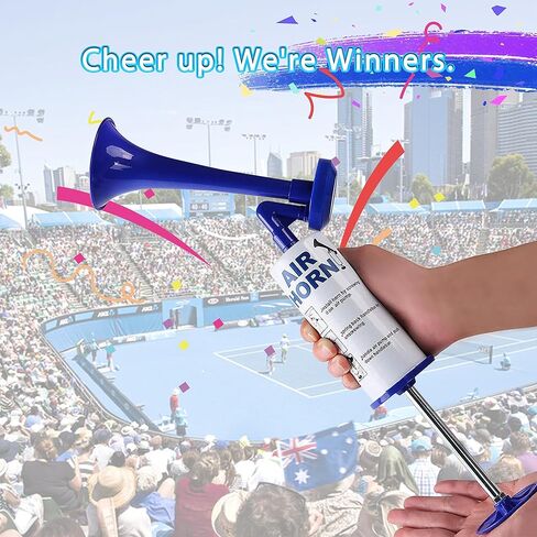 Air Horn, Handheld Loud Air Horns 120DB Noise Makers for Sporting Events, Aluminum Super Loud Football Noise Maker Marine Signal Safety Alarm Horn for Boating, Hiking, Sports Events, Birthday Parties in Saudi Arabia