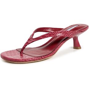 Tony Bianco Women's Krista Heeled Thong Sandals, Scarlet Python, 6.5 Medium US in Kuwait