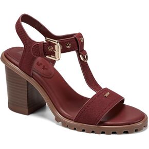 DKNY Womens Marg T-Strap Dress Heel with Adjustable Belt Strap in Kuwait